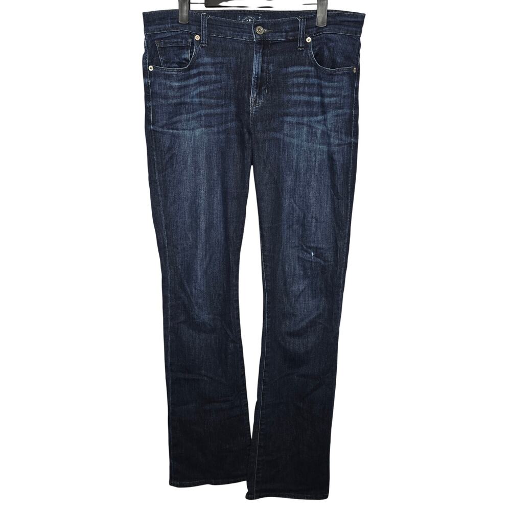 Lucky Brand Brooke Boot Blue Denim Jeans Size 10/30